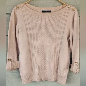 Karen Scott Women's Cream Sweater